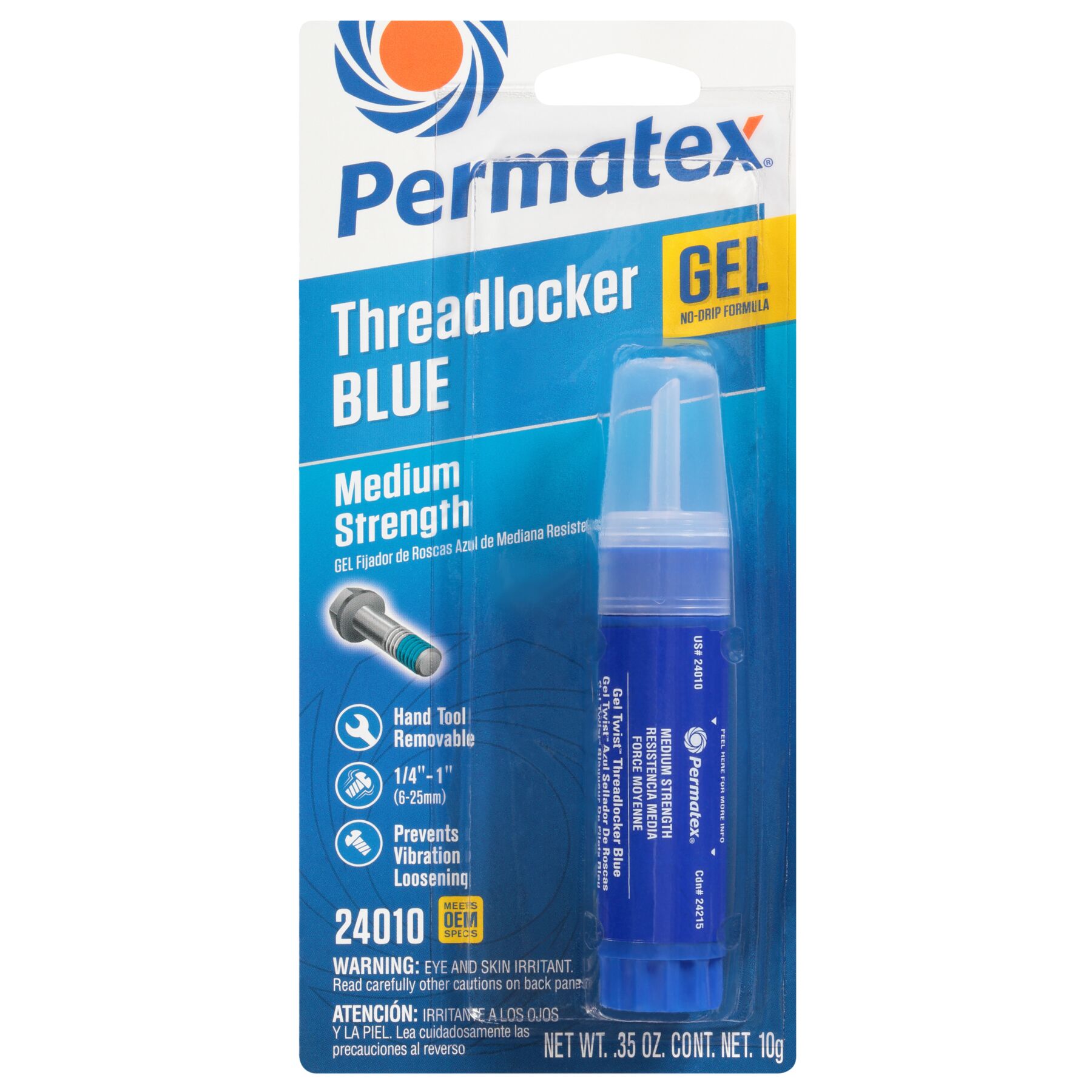 Permatex Blue Gel Threadlocker