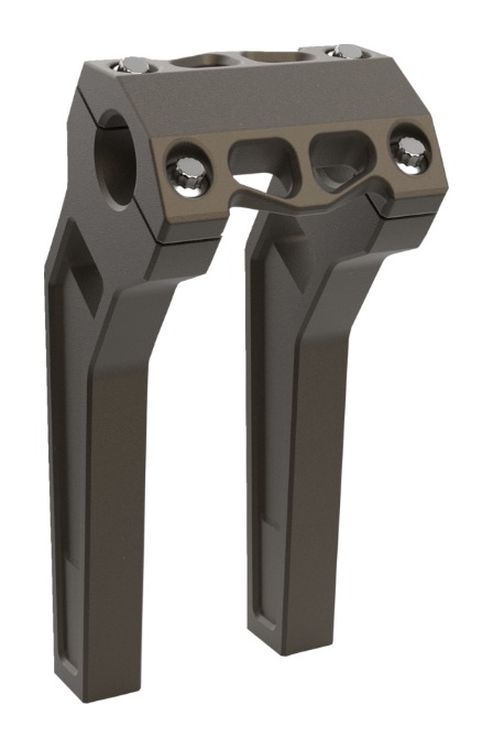 LA Choppers 1.25" Billet Performance Risers 8" Rise Straight