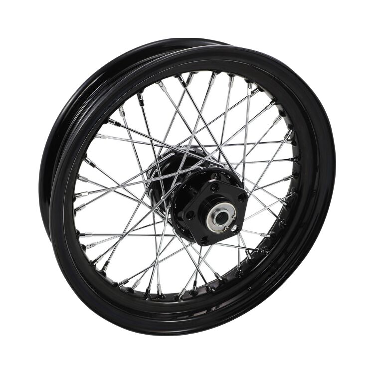 Drag Specialties 40 Spoke Laced Front / Rear Wheel For Harley FL / FX 1973-1984