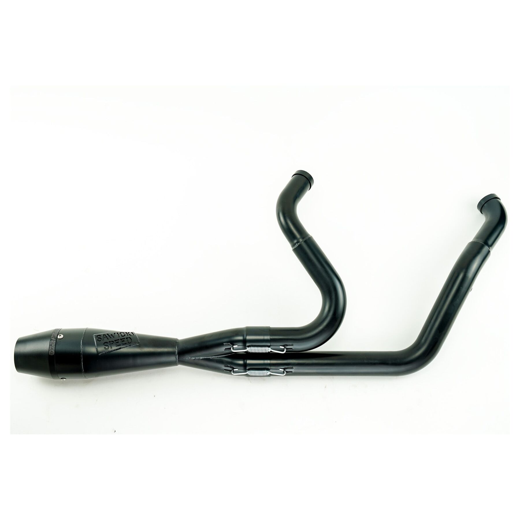 Sawicki Speed Shop 2-Into-1 Shorty Exhaust For Harley Touring 2007-201