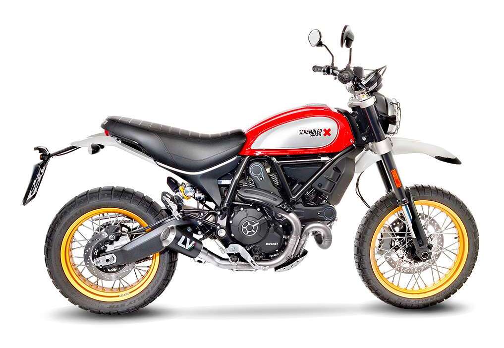 LeoVince LV-10 Slip-On Exhaust Ducati Scrambler Desert Sled 2017