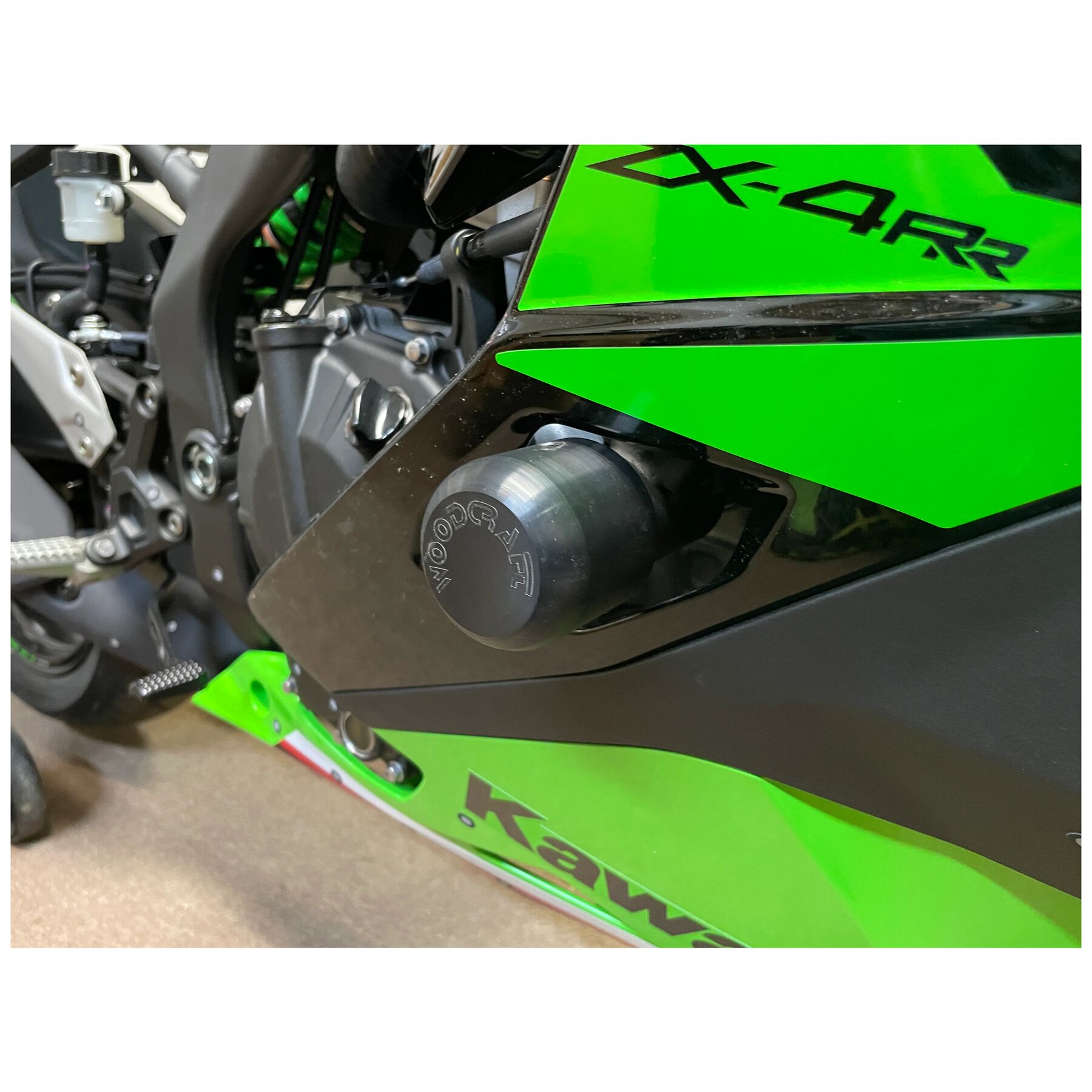 Woodcraft Frame Slider Kit Kawasaki Ninja ZX-4R / ZX-4RR 2023-2025