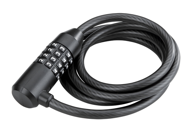 Kryptonite Kryptoflex R2 Retractor Pocket Combo Kabelslot - Compact En Veilig Voor Accessoires, Zwart