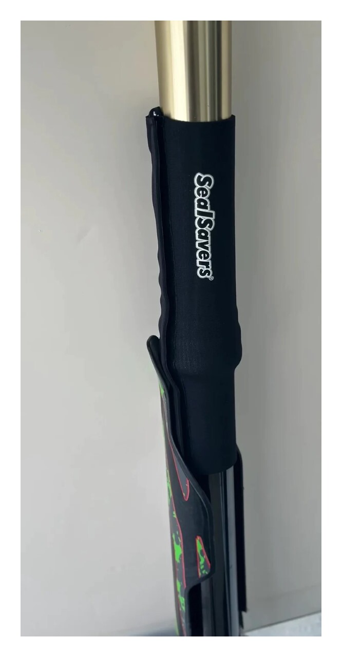 Fork Saver Dirtbike Seal Savers Fork Covers For Suzuki DR-Z 400S - Black Short Style 44-50mm Motorcycle Fork Covers