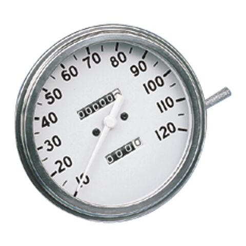 Drag Specialties 5" FL Style Speedometer For Harley