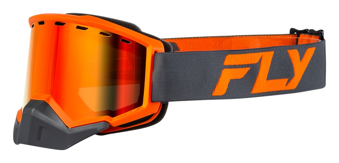 Fly Racing Snow Focus Snow Goggles Red Mirror/Amber