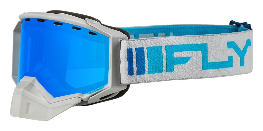 Fly Racing Snow Zone Snow Goggles Blue Mirror/Blue