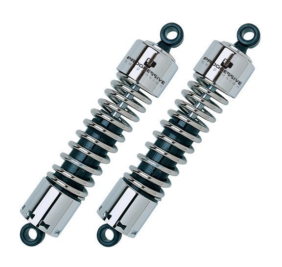 Progressive 412 Shocks For Harley Touring 1984-2005 Standard 13 1/2"