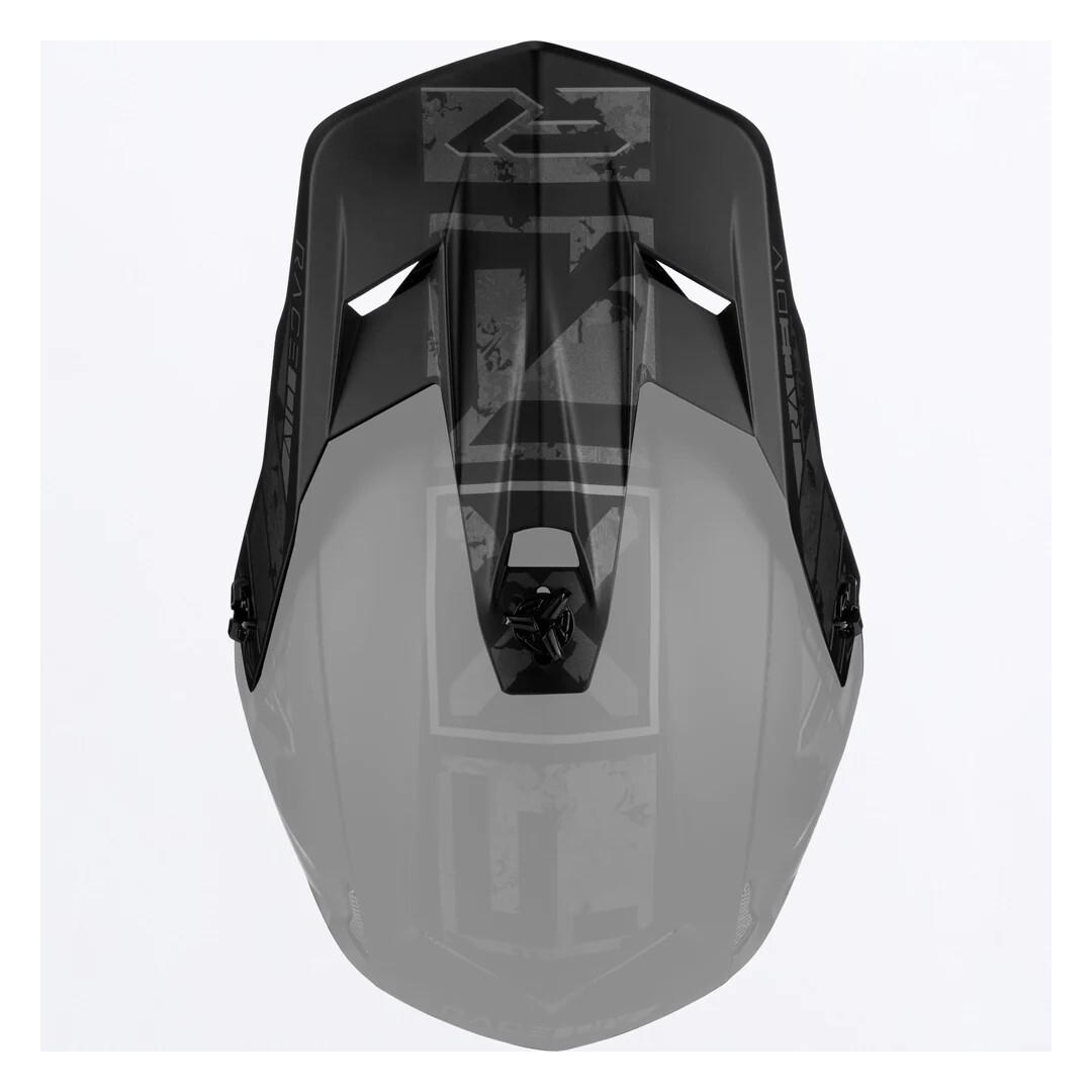 FXR Clutch Stealth Helmet Peak RevZilla