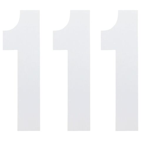 Factory Effex Standard Number One Sticker