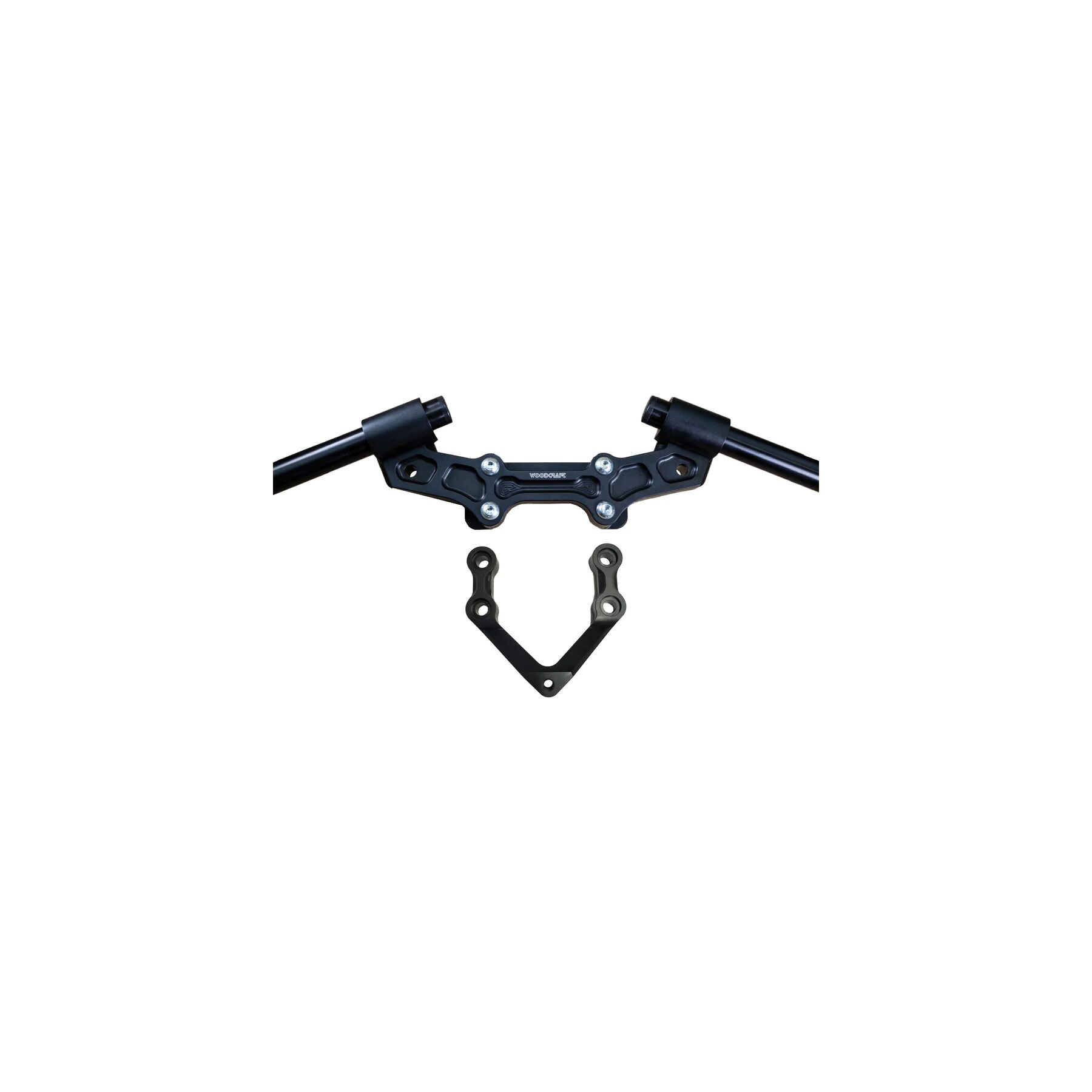 Woodcraft Clip-On Risers w/ Adapter Plate Ducati Monster 1200 R 2016-2