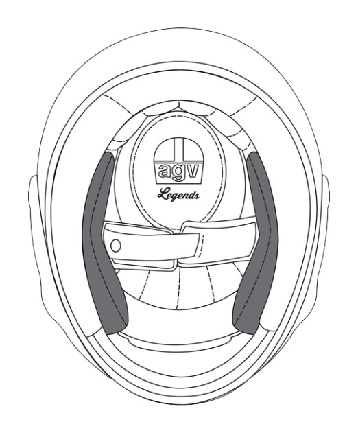 AGV X101 Cheek Pads XL