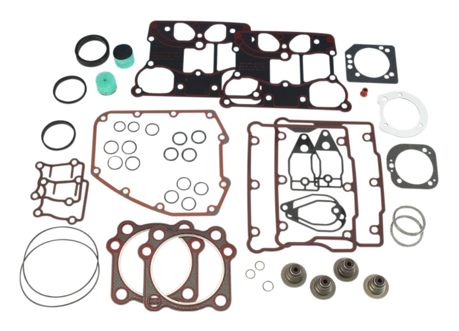 James Gasket Top End Gasket Kit For Harley Twin Cam 2005-2017 05-17 TC 88" / 95" w/ .036 Head Gaskets, metal w/ silicone rocker gaskets