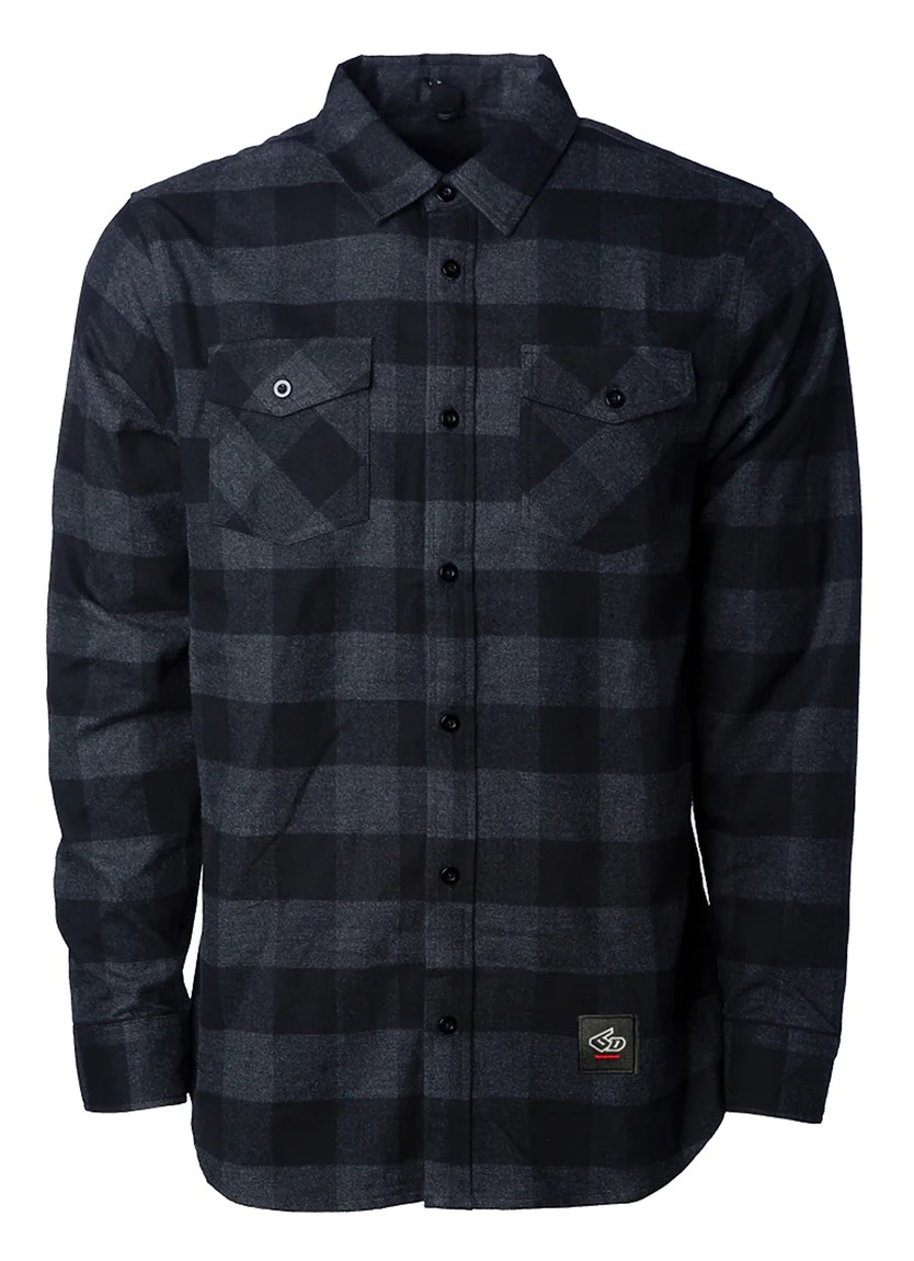 6D Patch Flannel Shirt M