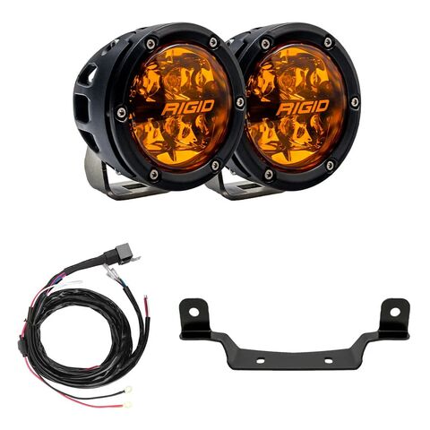 Rigid 360-Series Amber Pro Lower Grille Kit Polaris RZR Pro R / Turbo R 2017-2024