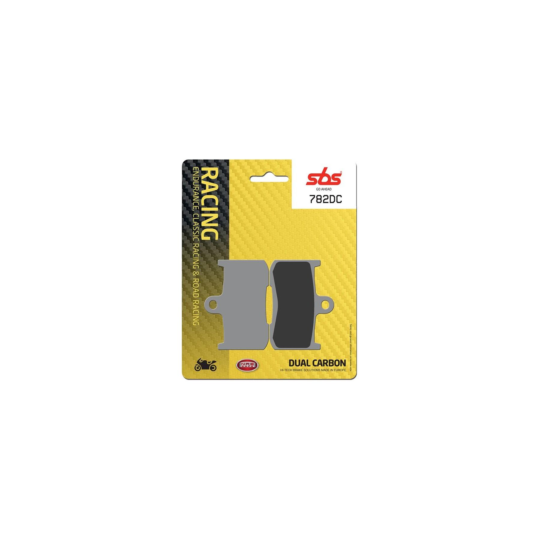 SBS Dual Carbon Front Brake Pads 782DC