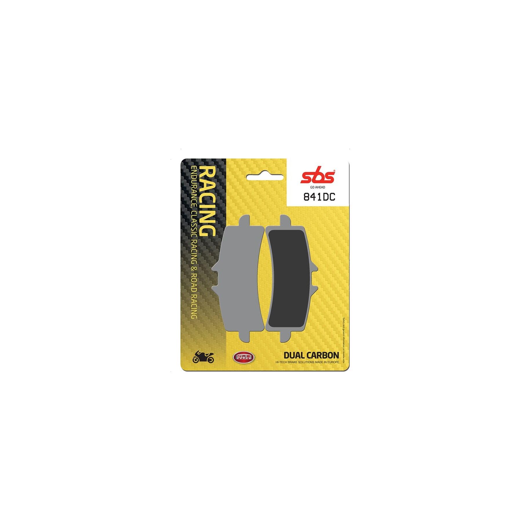 SBS Dual Carbon Front Brake Pads 841DC