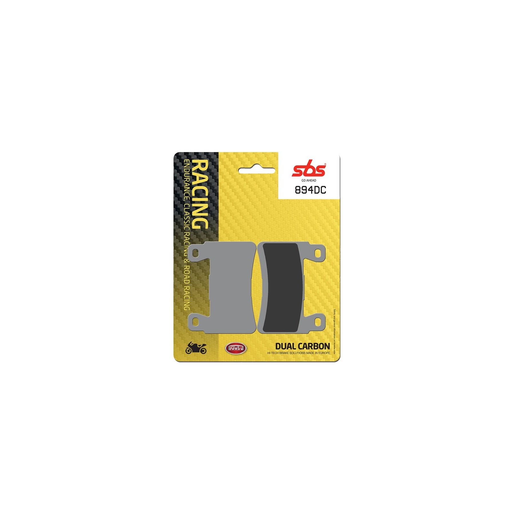 SBS Dual Carbon Front Brake Pads 894DC