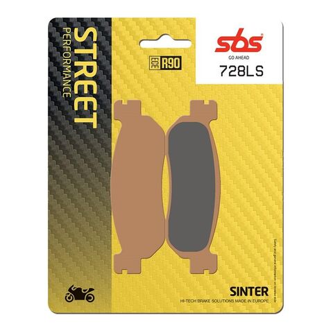 SBS LS Sintered Rear Brake Pads 728LS