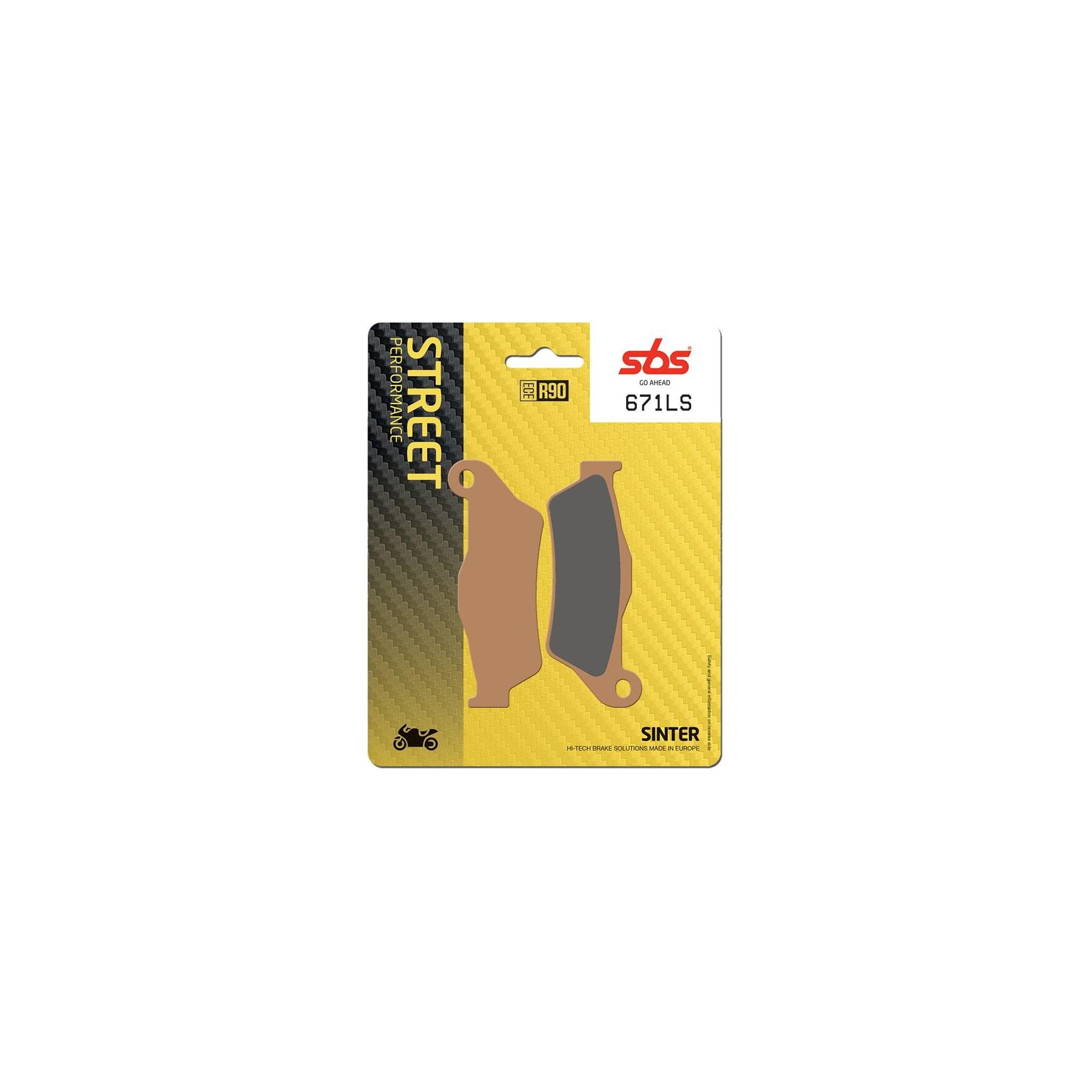 SBS LS Sintered Rear Brake Pads 671LS