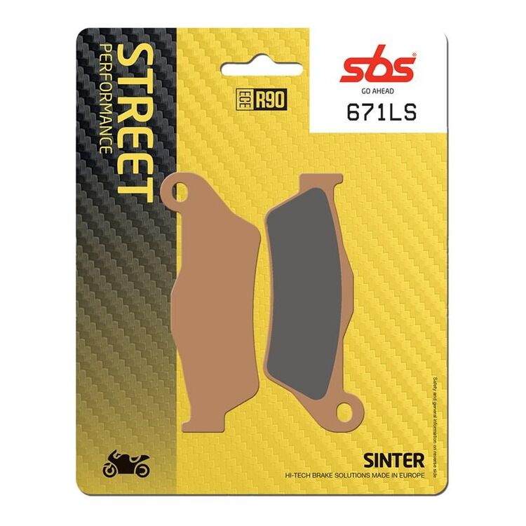 SBS LS Sintered Rear Brake Pads 671LS