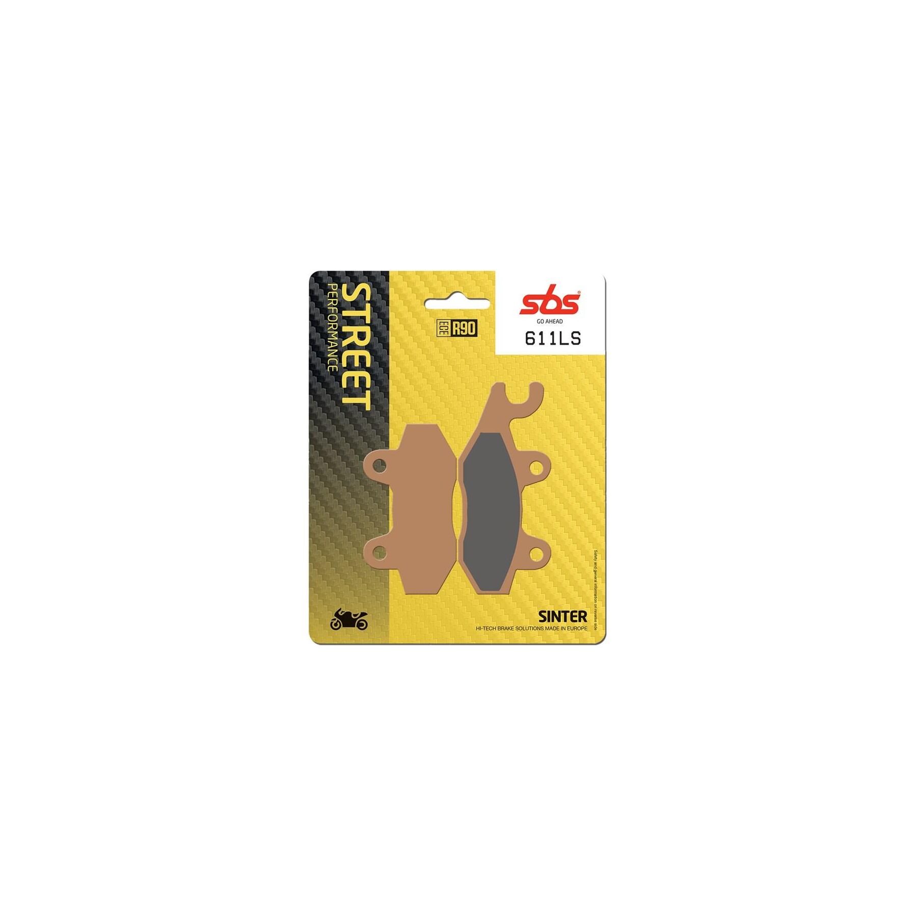 SBS LS Sintered Rear Brake Pads 611LS