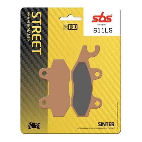 SBS LS Sintered Rear Brake Pads 611LS