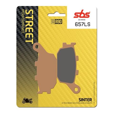 SBS LS Sintered Rear Brake Pads 657LS