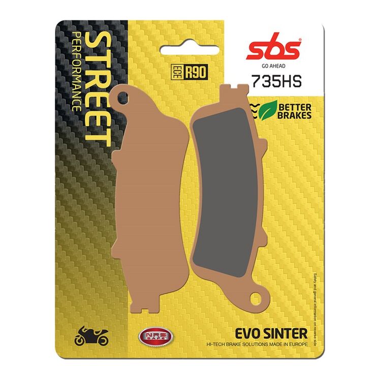 SBS HS Sintered Front Brake Pads 735HS