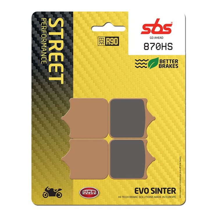 SBS HS Sintered Front Brake Pads 870HS