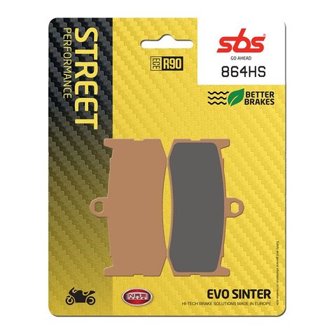 SBS HS Sintered Front Brake Pads 864HS
