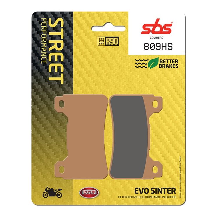 SBS HS Sintered Front Brake Pads 809HS