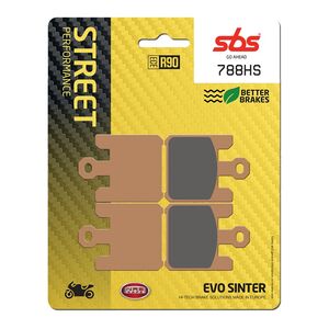 SBS HS Sintered Front Brake Pads 788HS - RevZilla