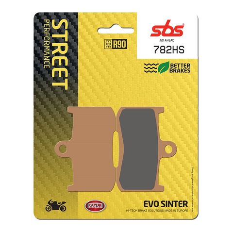 SBS HS Sintered Front Brake Pads 782HS