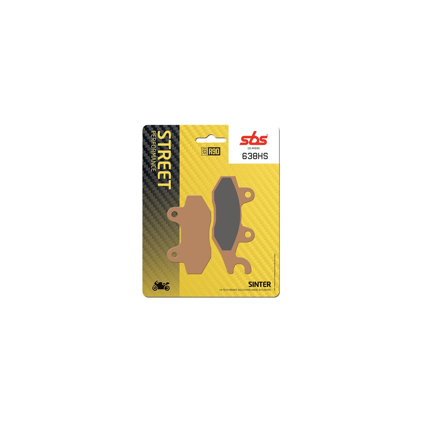 SBS HS Sintered Front Brake Pads 638HS