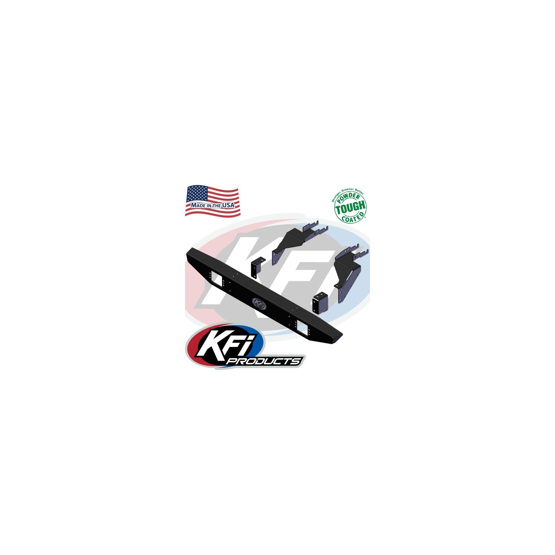 KFI Rear Formed Bumper Polaris General 1000 / XP 1000 2016-2020