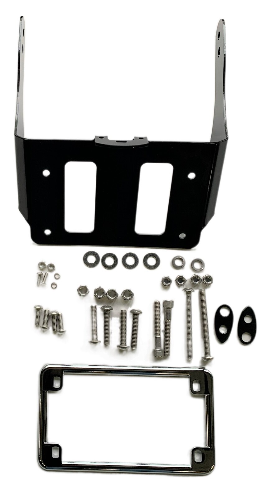 Leatherworks License Plate & Turn Signal Relocation Kit For Harley