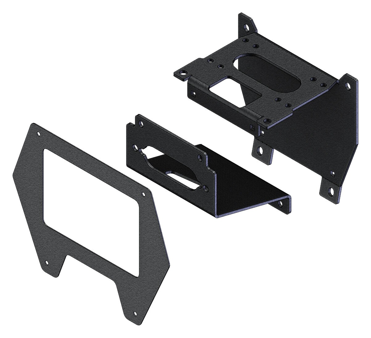 KFI Winch Mount UTV / ATV Polaris RZR Pro R / Turbo R 20222024 RevZilla