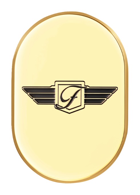 Figurati Designs Logo Antenna Hole Filler For Harley Touring 2006-2024 Left