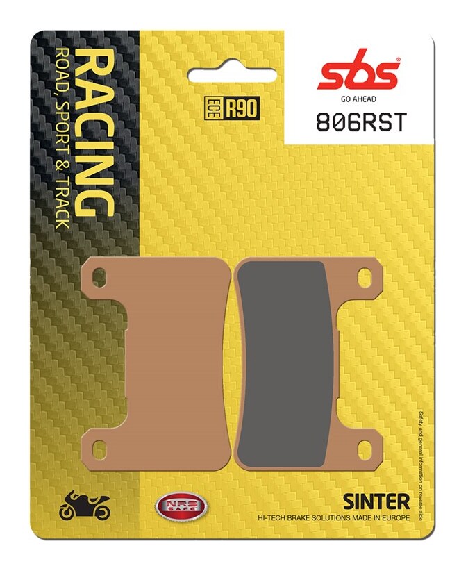 SBS RST Sintered Front Brake Pads 806RST - RevZilla