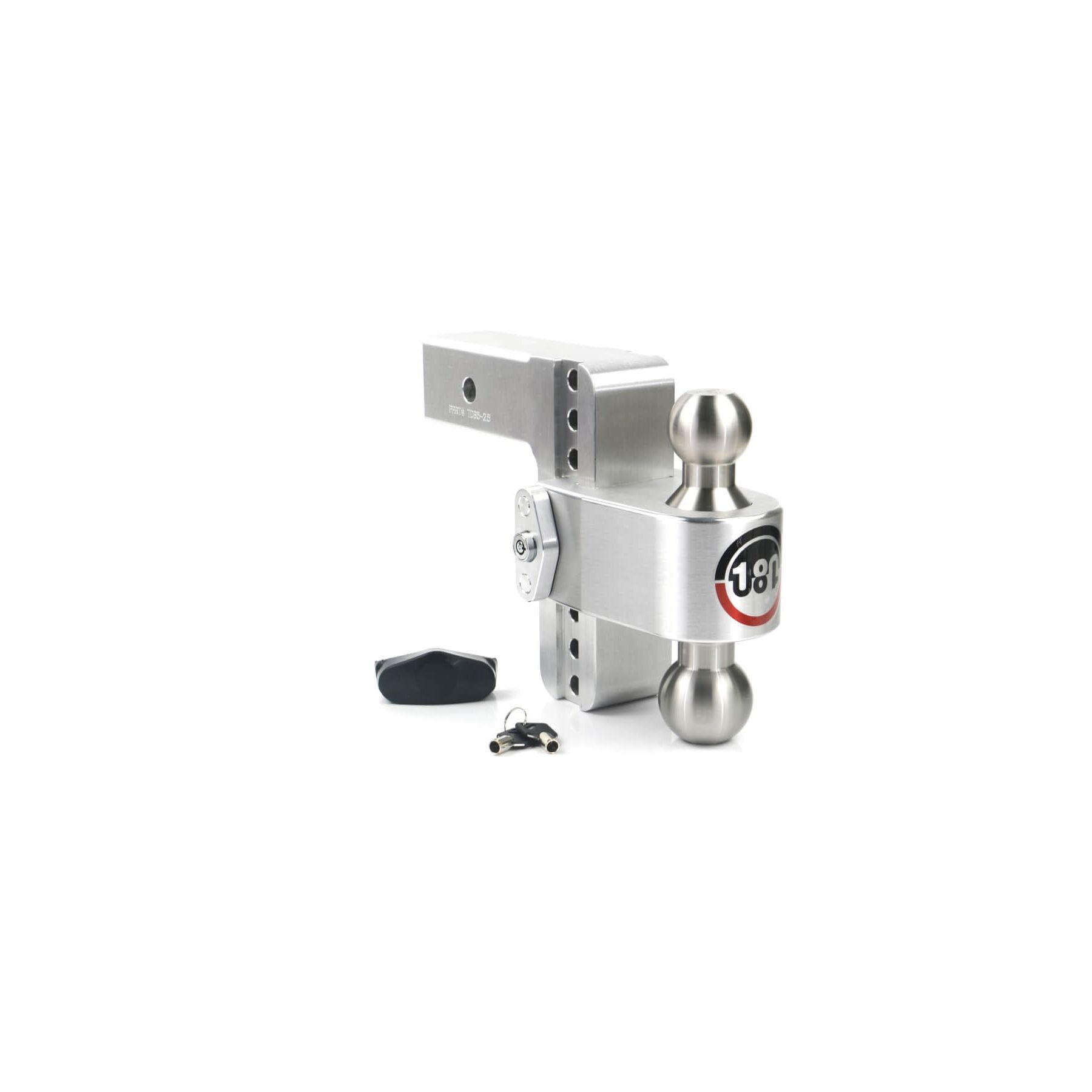 Weigh Safe 180 Stainless Ball Drop Hitch 2.5 Shank
