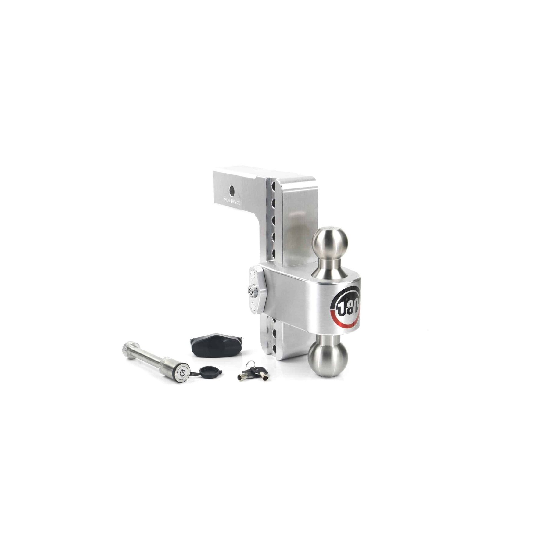 Weigh Safe 180 Stainless Ball Drop Hitch 2.5 Shank