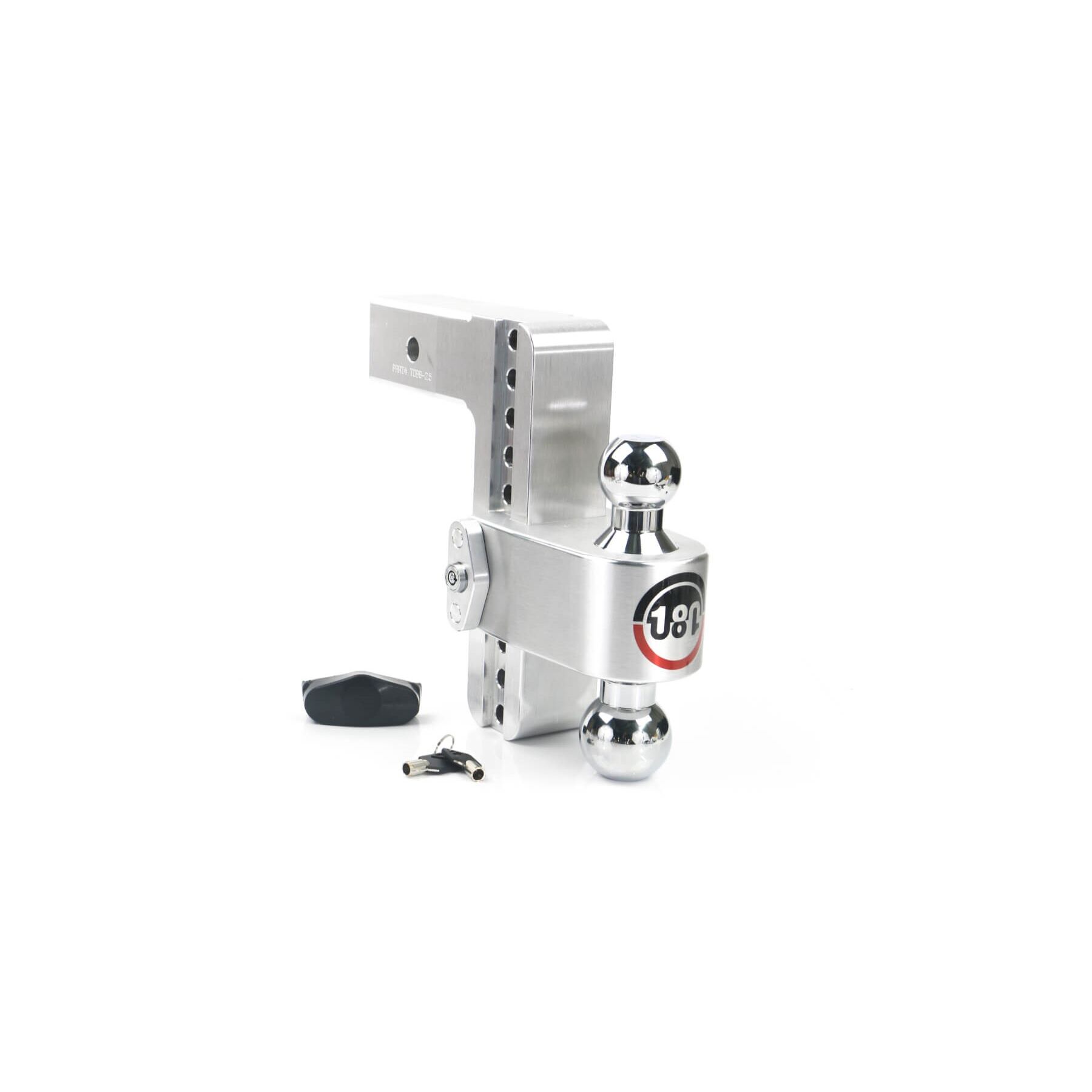 Weigh Safe 180 Chrome Ball Drop Hitch 2.5 Shank