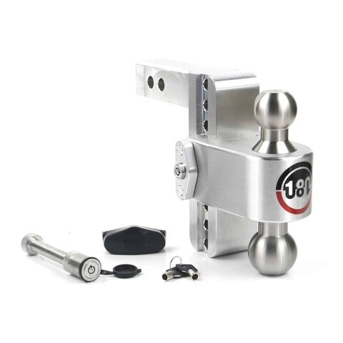 Weigh Safe 180° Stainless Ball Drop Hitch 2" Shank