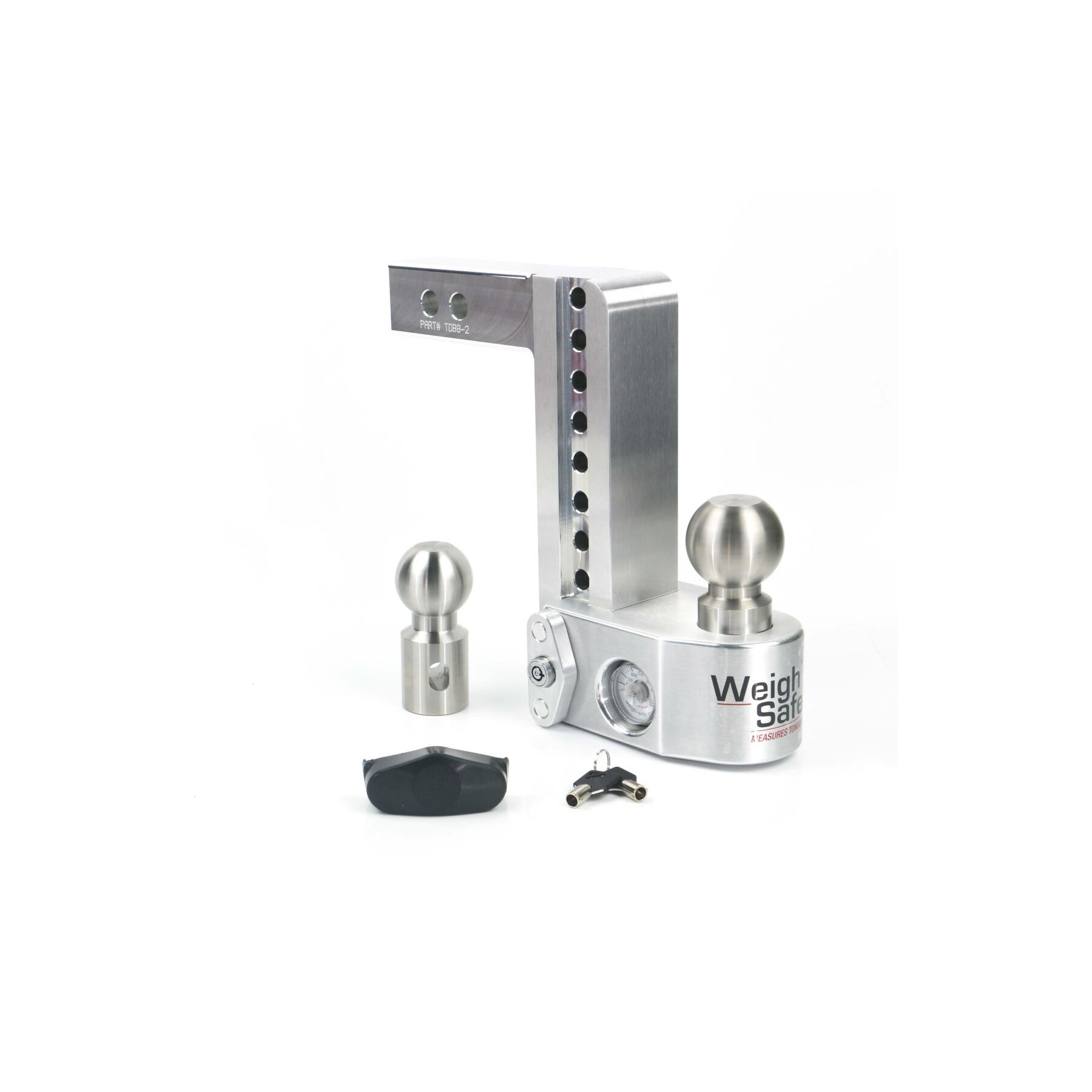 Weigh Safe Drop Hitch With Built-In Scale 2 Shank