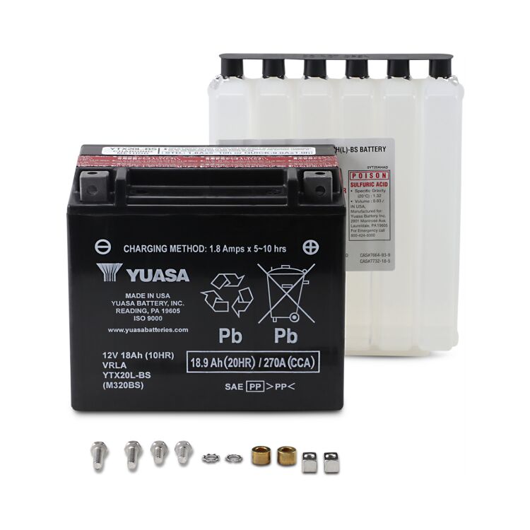 BATTERIE MOTO YUASA AGM YTX20HL-BS-PW 12V 18AH 310A - Batteries Motos,  Scooters, Quads, Motoneiges Moto - BatterySet