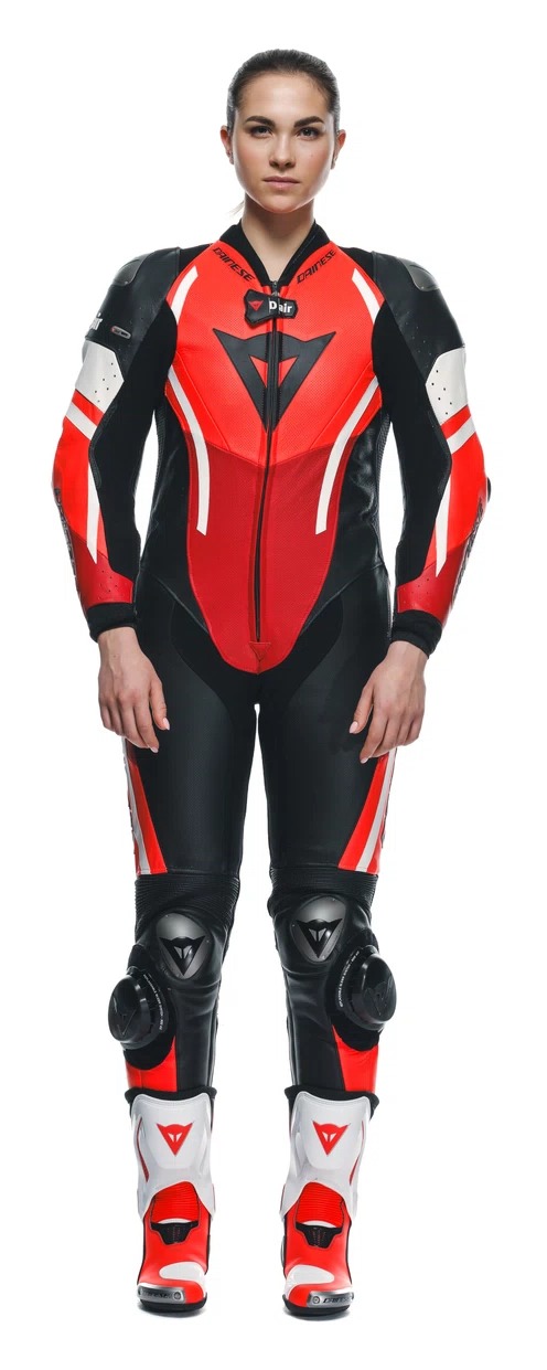Dainese Misano 3 Perf. D-Air 1-Piece Women's Leather Suit | 25