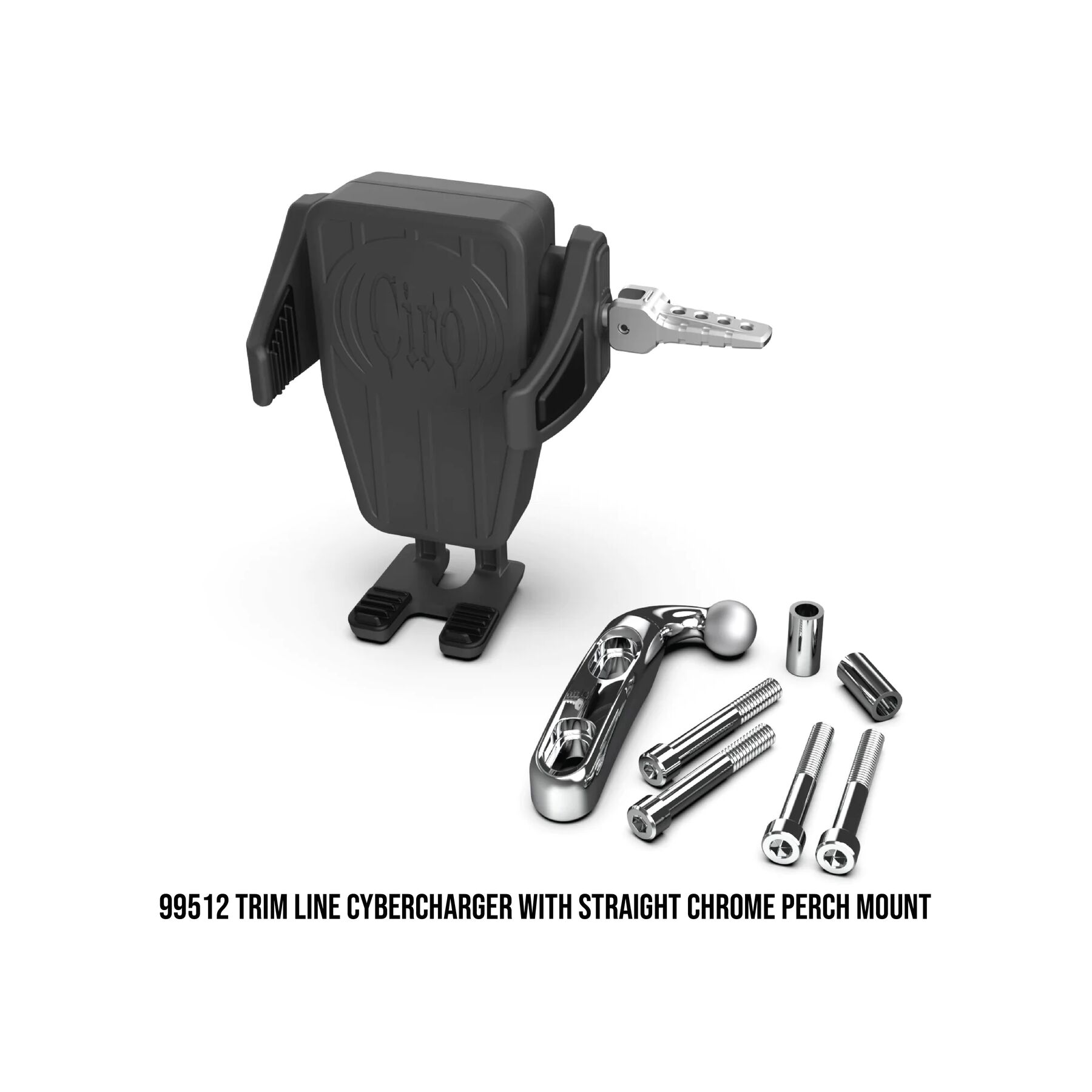 Ciro Trim Line Cybercharger Phone Holder With Perch Mount