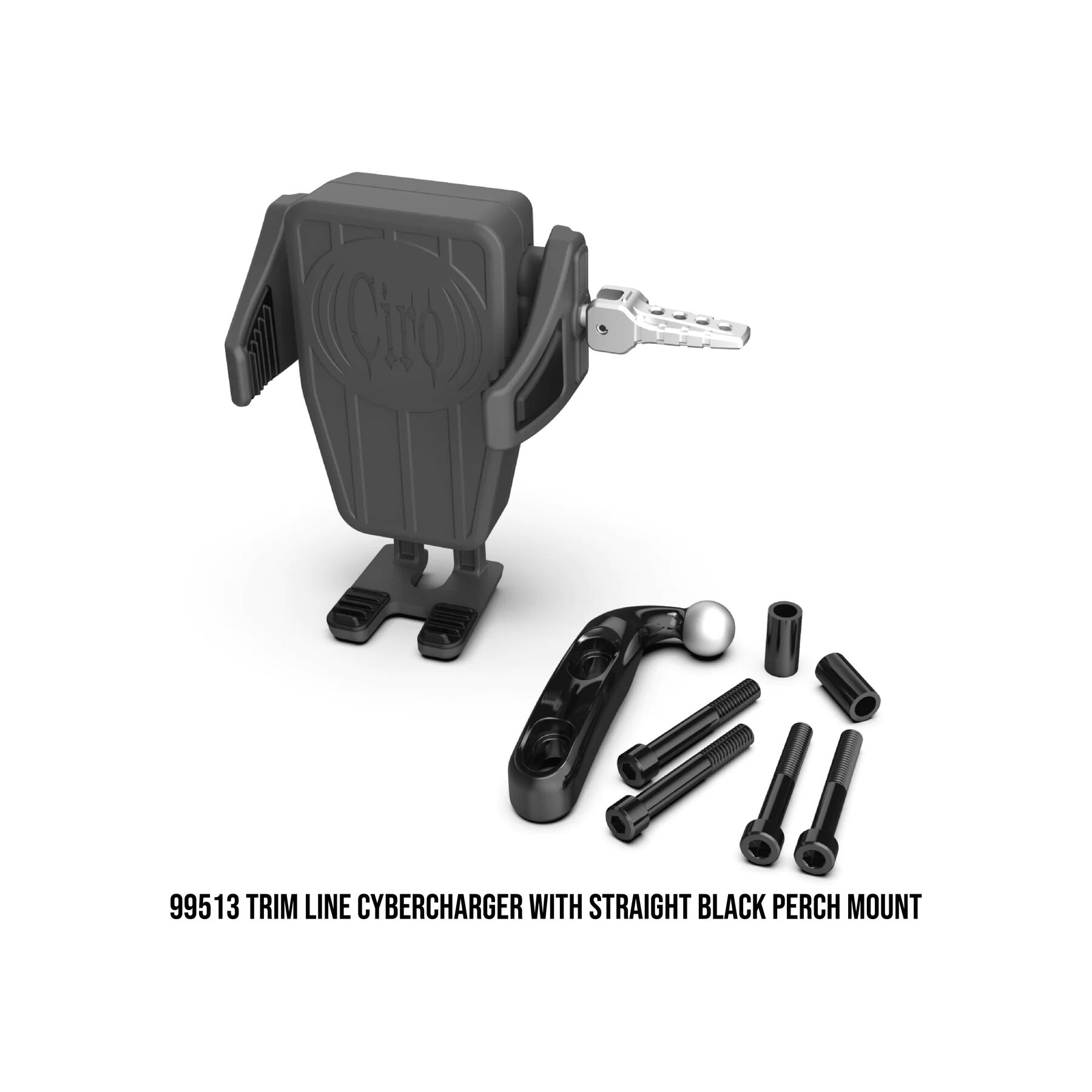 Ciro Trim Line Cybercharger Phone Holder With Perch Mount
