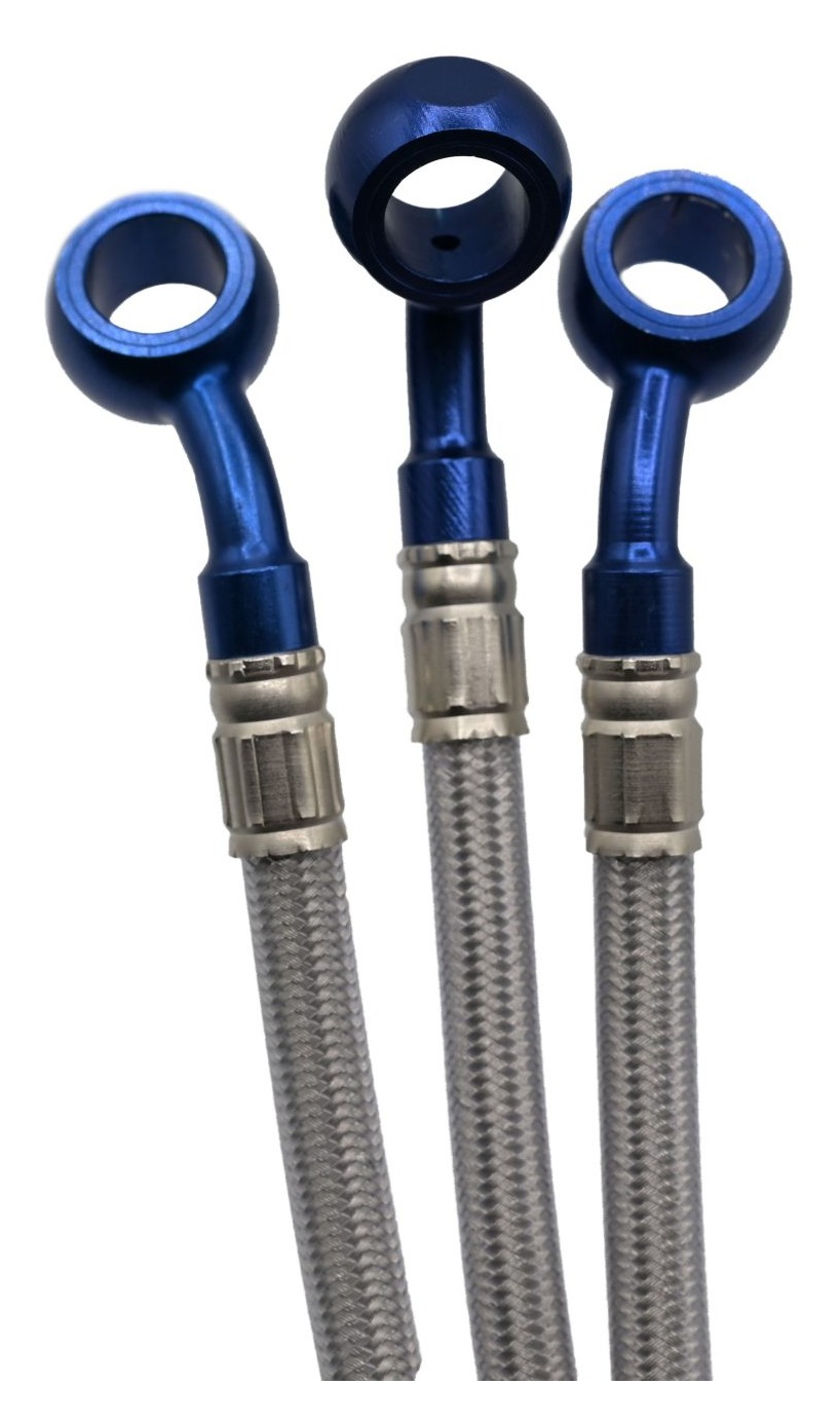 Galfer Stainless Steel GP 3 Front Brake Line Kit For Harley Sportster XR1200 20082012 10